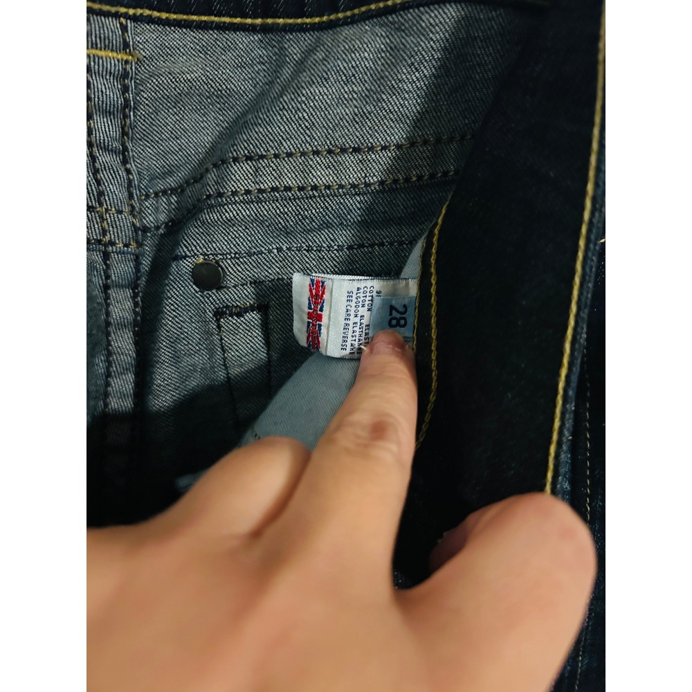 Hudson Bootcut Jeans Womens 28 Dark Wash Excellent Flap Pocket Stretch - Picture 4 of 8